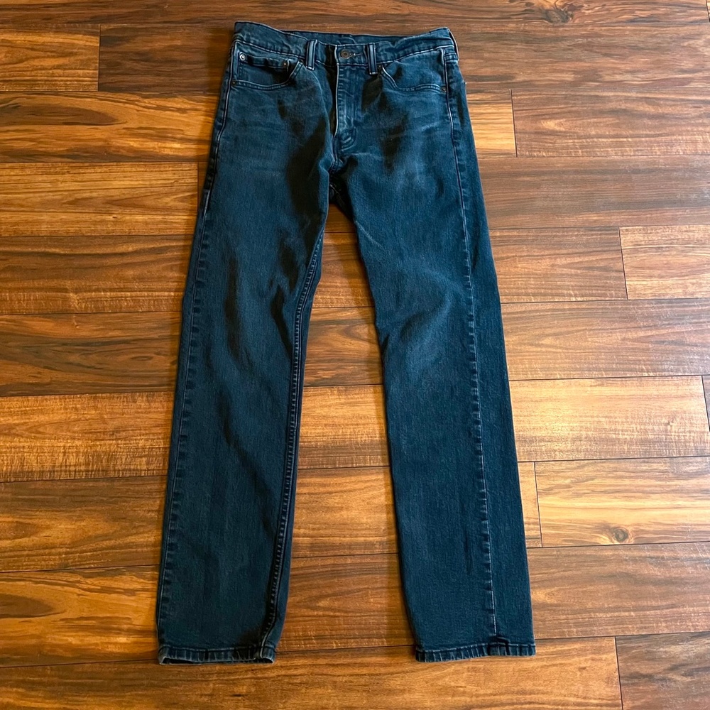 Levi's 505 Dark Blue Jeans 30 Waist Men's